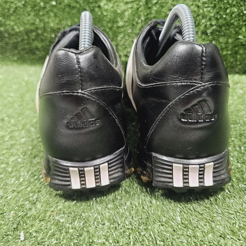 Adidas Tour 360 LTD Black Leather Athletic Golf Spiked Sneakers Mens Size‎ 9.5